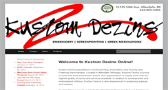 Desktop Screenshot of kustomdezins.com